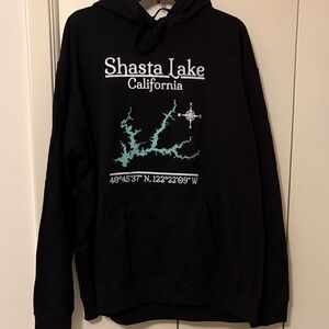 Black Shasta Lake California Hoodie
